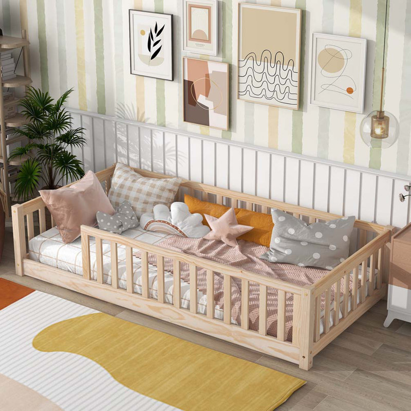 Harriet Bee Giezi Twin Panel Bed by Harriet Bee & Reviews | Wayfair